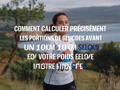 Comment calculer précisément les portions de glucides avant un 10 km selon votre poids et votre intensité
