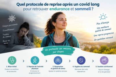 Quel protocole de reprise après un covid long pour retrouver endurance et sommeil?