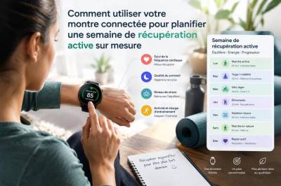 Comment utiliser votre montre connectée pour planifier une semaine de récupération active sur mesure